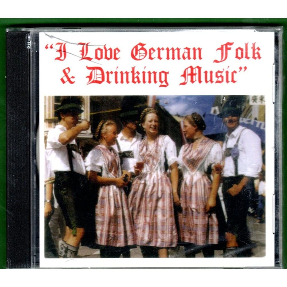 I Love German Folk & Drinking Music by Various Artists CD